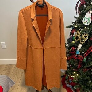 Premise Women's Faux Leather Lightweight Coat Size Medium